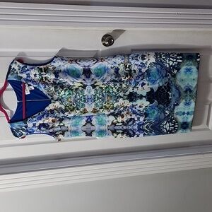 Joseph Ribkoff Size 18 Dress Soft Palette Green Blue